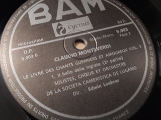 Vinilo Monteverdi - Il Ballo Delle Ingrate