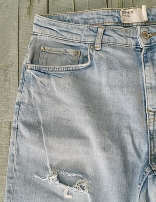 Pantalones vaqueros Bershka desgastados