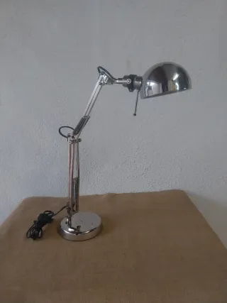 Lámpara Escritorio Ikea Forsä Niquelada