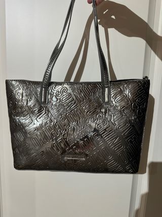 Bolso Moschino Gris/Plata