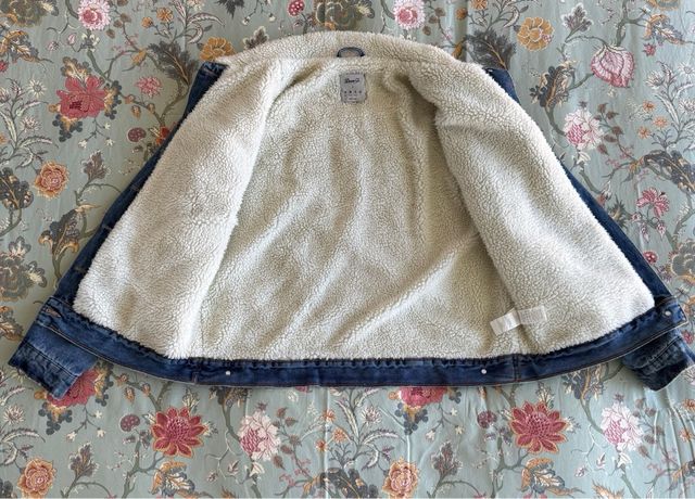 Chaqueta vaquera con borreguito