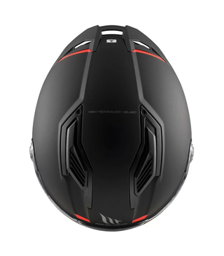 Casco Integral MT Stinger 2 Solid A1 Negro Rojo
