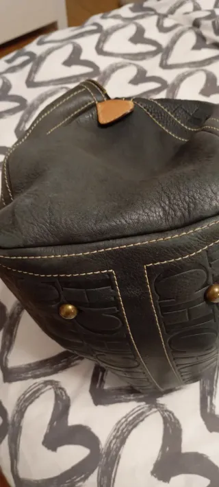 Bolso Carolina Herrera Andy ,color Verde,grande