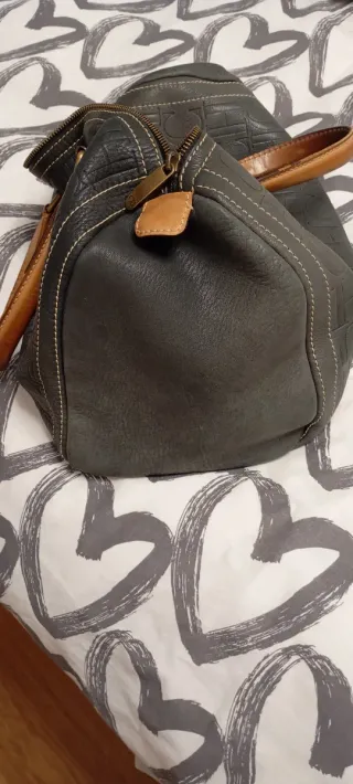 Bolso Carolina Herrera Andy ,color Verde,grande