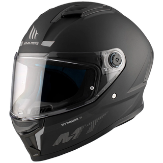 Casco Integral MT Stinger 2 Solid A11 Negro Mate