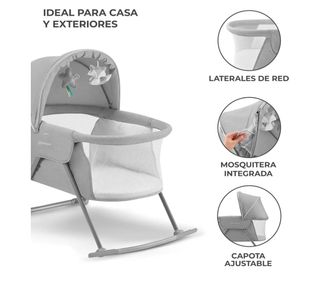 Cuna mecedora Kinderkraft LOVI bebé. Como nuevo.