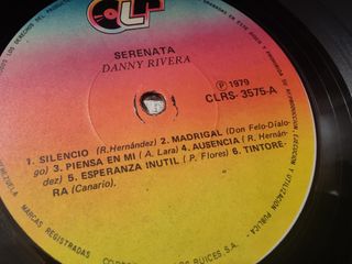 Danny Rivera - Serenata Vinilo LP