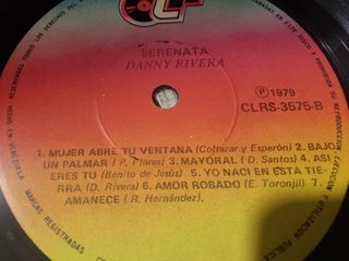 Danny Rivera - Serenata Vinilo LP