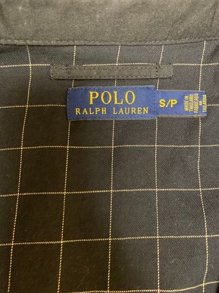 Chaqueta Harrington Polo Ralph Lauren negro (T. S)