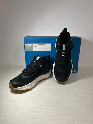 Zapatillas Columbia Mujer Negras y Turquesa