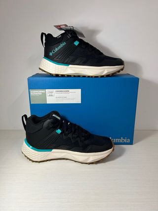 Zapatillas Columbia Mujer Negras y Turquesa