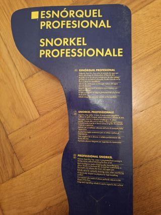 Lote: Cuchillo Linterna Snorkel buceo submarinismo