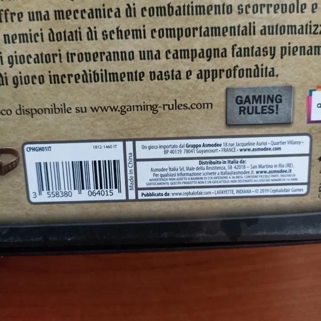 Gloomhaven Prima Edizione