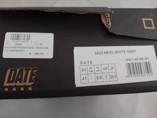 Scarpa D.A.T.E. donna bianca e grigia