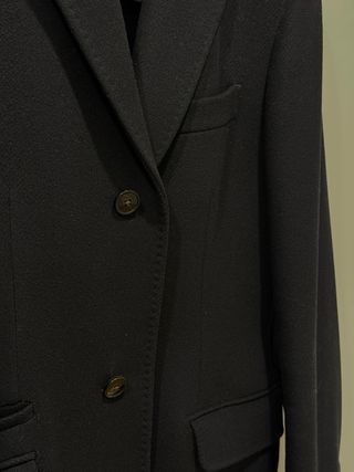 Abrigo Massimo Dutti Azul Marino