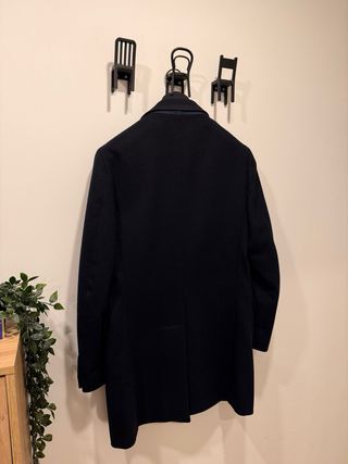 Abrigo Massimo Dutti Azul Marino