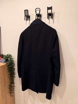 Abrigo Massimo Dutti Azul Marino