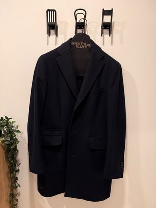 Abrigo Massimo Dutti Azul Marino