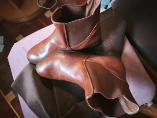 Botines de piel mujer