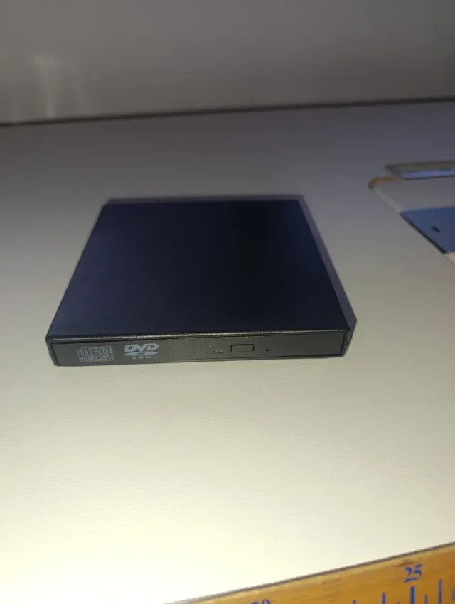 Lector Externo CD/DVD-RW USB Negro