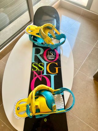 Tabla Snow Rossignol 156 cm + fijaciones BURTON