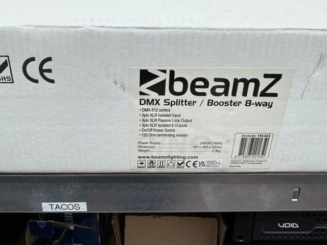 Splitter DMX BEAMZ