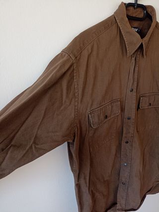Sobrecamisa Barbour Marrón Algodón Talla L