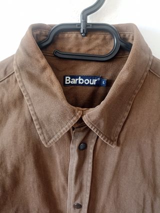 Sobrecamisa Barbour Marrón Algodón Talla L