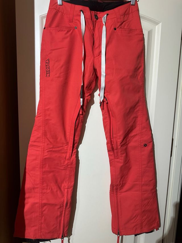 Pantalón Snowboard Mujer Nikita Rojo/Coral