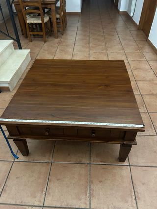 Mesa de centro madera maciza