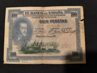 Billete 100 pesetas Banco de España 1925