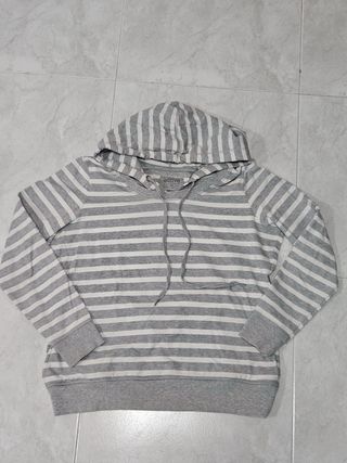 Sudadera de mujer con rayas