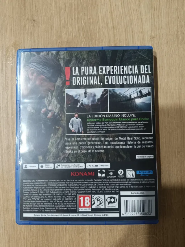 Metal Gear Delta PS5 Edición Día Uno