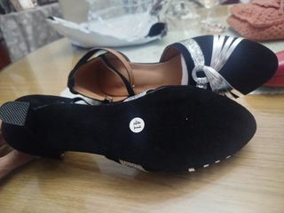 Zapatos de baile negros y plateados sin estrenar