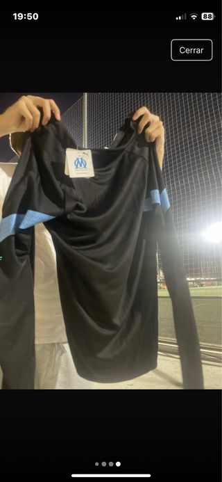 Chándal Largo Olympique Marseille Negro