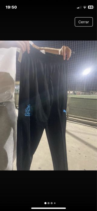 Chándal Largo Olympique Marseille Negro