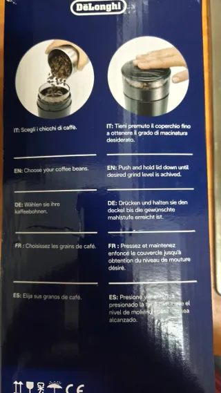 Molinillo de café Delonghi