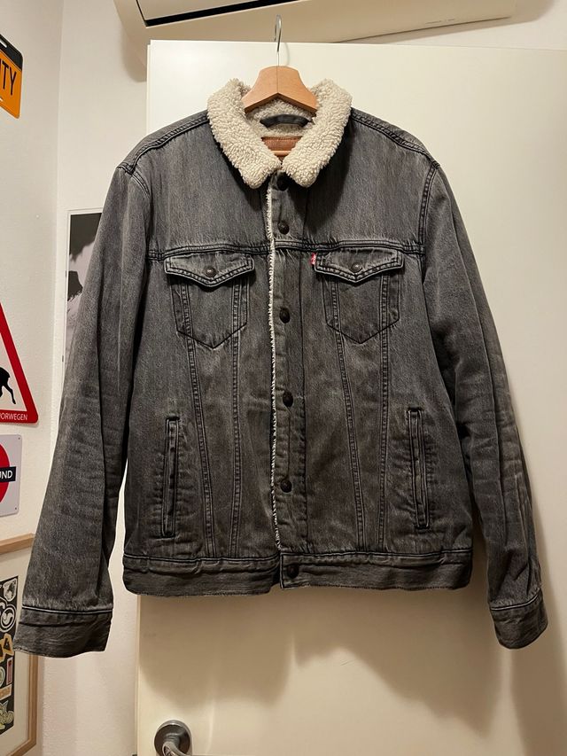 Giubbino Levi's grigio L uomo imbottito