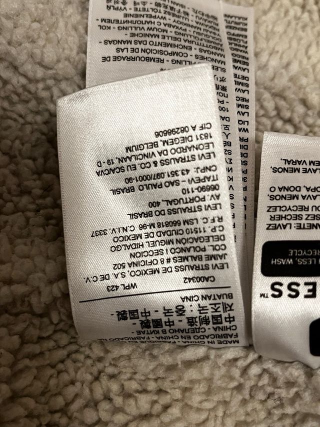 Giubbino Levi's grigio L uomo imbottito