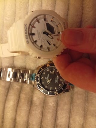 Lote Casio G-Shock y Rolex Submariner