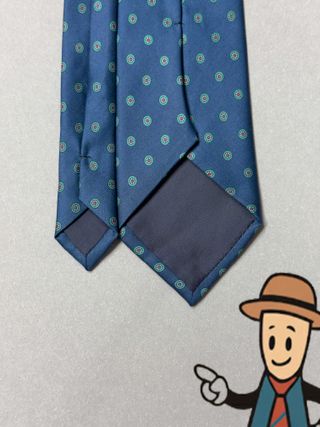 Corbata Hermes Seda Italia Azul Marino