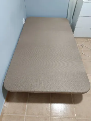 Base cama 105cm beige