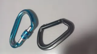 Asegurador escalada Petzl GriGri 2 + mosquetones

