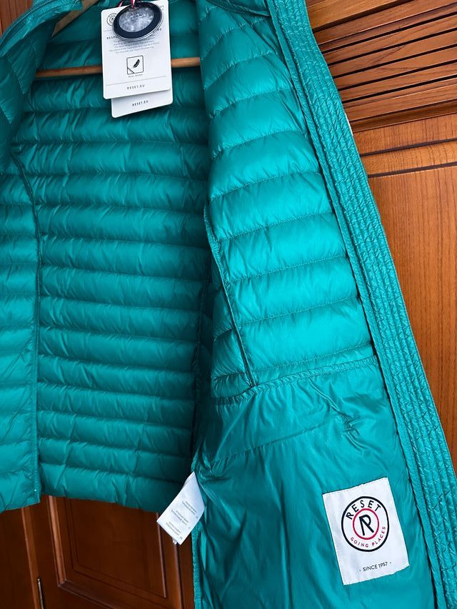 Chaqueta Plumón Mujer Reset Teal