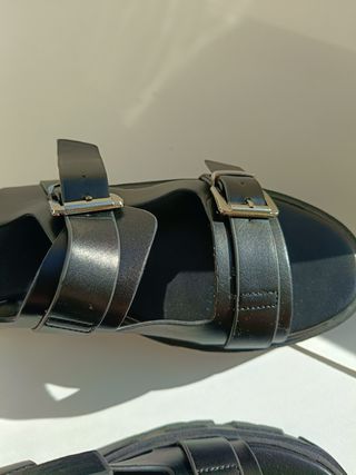 Sandalias RAID negras plataforma chunky