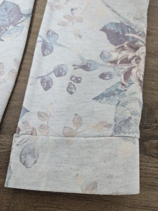 Sudadera floral mujer