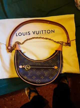 Bolso Louis Vuitton Marrón y Dorado