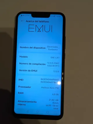 Huawei Mate 20 lite azul