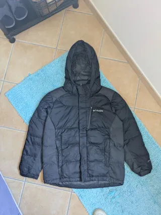 Casaco Puffer Columbia Preto Tamanho L