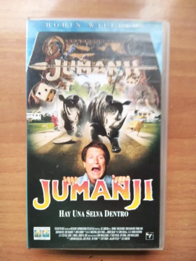Película VHS de Jumanji.
